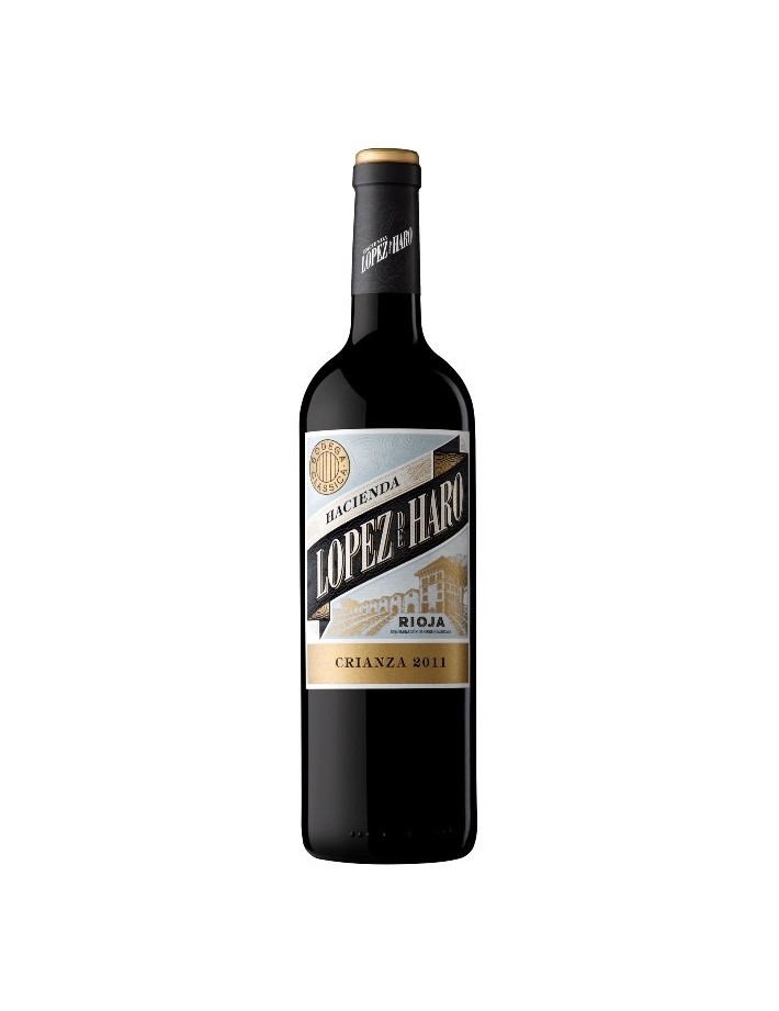 Vino Rioja Hacienda López de Haro crianza 2012, 0.75L. 13,5º