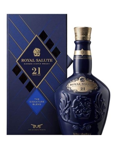 Whisky Chivas 21A, Royal Salute 0.7L., 43º 