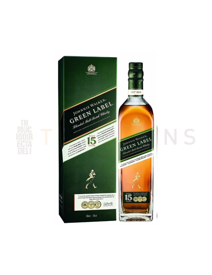 Whisky Jonnie Walker Green Label 15Y. 0.7 40º