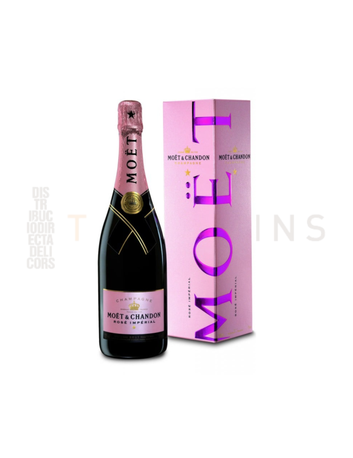 Champagne Moet & Chandon Rosé Impérial estuchado Champagne Moet & Chandon Rosé Impérial estuchado