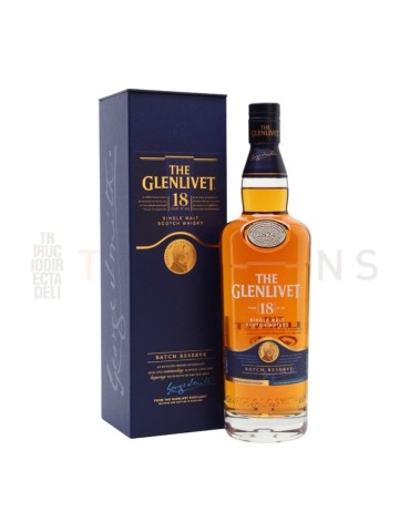 Whisky The Glenlivet 18 Años